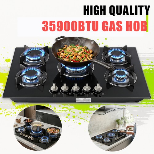 Gas hob 77cm - gas, 5