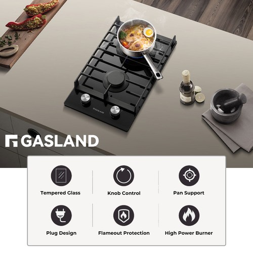 Gasland gas hob 2 burner - 30,