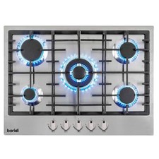 Gas Hob, 70cm, 5 Burner and